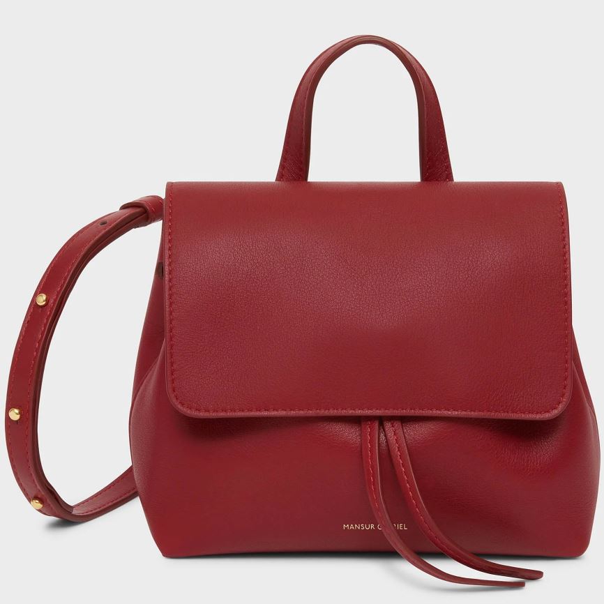 Women\'s Mansur Gavriel Mini Soft Lady Bucket Bags Red | AU 6715HL